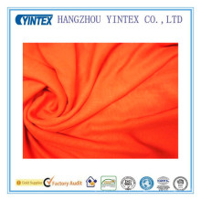Tecido de poliéster deyed sólido de pouco peso para têxteis-lar, laranja